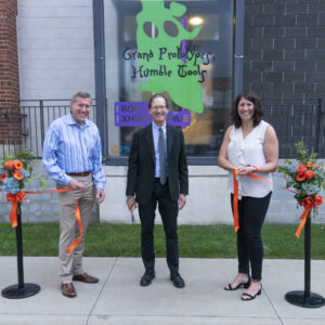 Exhibition Preview Ribbon Cutting